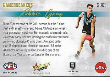 2021 Select AFL Footy Stars - Gamebreakers #GB63 Robbie Gray Back